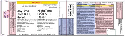 Day Time Cold &amp; Flu Nite Time Cold &amp; Flu Value Pack (28r0288c1 Image 1)